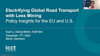 Electrifying global road transport with less mining  Policy insights for the EU and U S