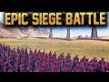 Epic Lord Of The Rings Siege Battle - Total War Rise Of Mordor