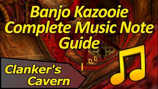 How to Collect All Music Notes in Clanker's Cavern - Banjo Kazooie Complete Music Note Guide