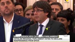 Spain dissolves Catalan Parliament