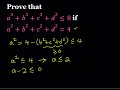 proving a quick and easy inequality