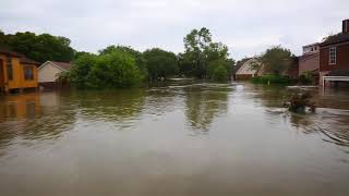 Navigating Texas roads by boat