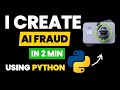 💳 I Built an AI That Detects Fraudulent Transactions | Python AI and Machine Learning | Python AI