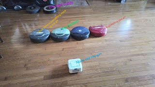 roomba party 9 robot vacuum disaster  ( braava gets bullied addition)