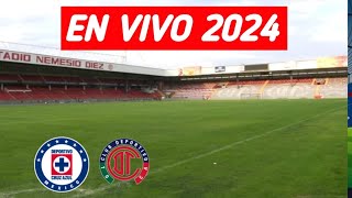TUDN / Cruz Azul Vs Toluca Live 🔴 goles 2024 Liga MX