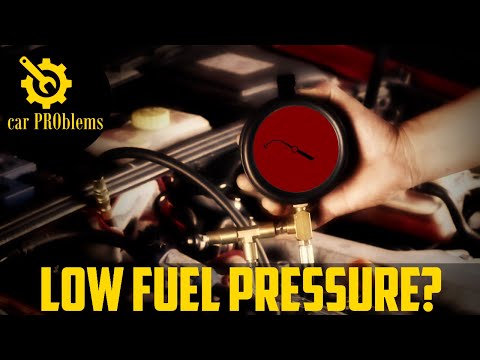 What are the symptoms of low fuel pressure?