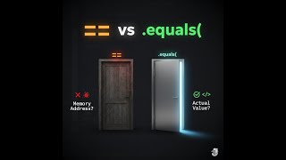 == vs .equals() in Java | Difference Explained with Examples | Java Interview Question