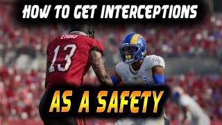 Madden NFL 23 - How To Get Interceptions As A Safety In Career Mode