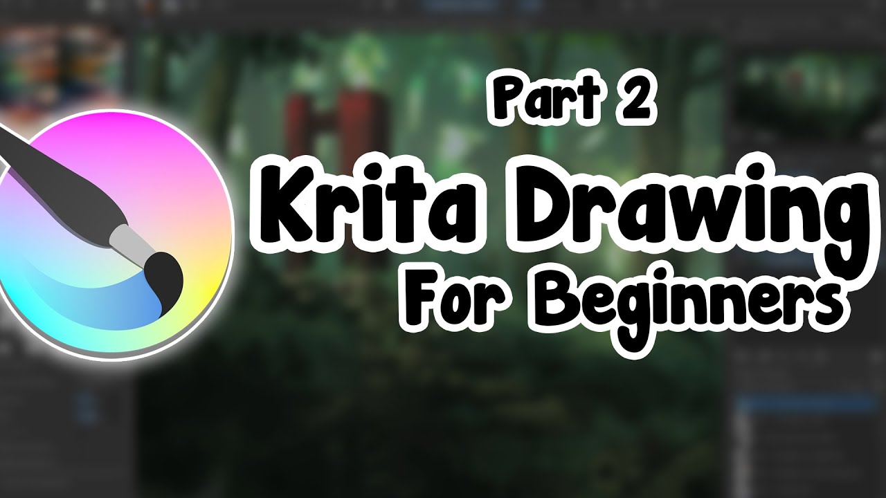 Krita Drawing Tutorial For Beginners-Part 2 - YouTube