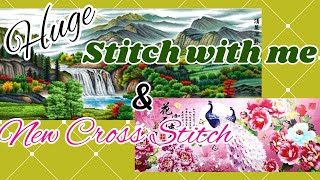 Stitch with me \u0026 New Cross Stitch