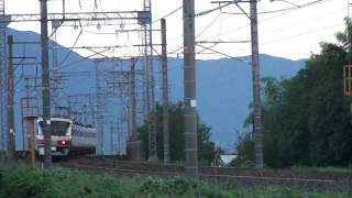 雷鳥33号　湖西線小野駅付近