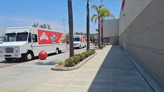 Oroweat and Bimbo bread 🍞 delivery trucks at Target in Hawthorne California 07/17/23