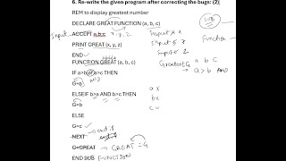 SEE | Computer | Modular Programming | QBASIC | DEBUG
