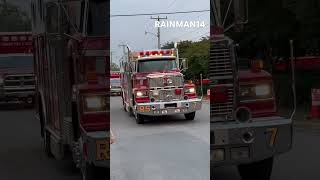 Arundel Volunteer Fire Co  Rescue Squad 7 Leaving the 72nd Annual Nations Loudest Firemen’s Parade