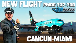 Cancun to Miami: Realism in the Skies with PMDG 737-700 | BORIS SOUND