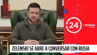 Zelenski se abre a conversar con Rusia sobre Crimea y Donbás | 24 Horas TVN Chile