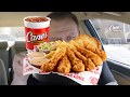 Raising Cane's ⭐🐔6PC CANIAC CHICKEN FINGERS COMBO🐔⭐ Food Review!!!