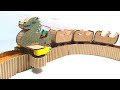 Dragon Train Jhula | How To Make Carnival Dragon Train Ride From Cardboard