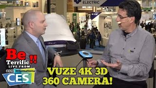 HumanEyes Vuze 4K 3D 360 Camera on BeTerrific at CES 2016!