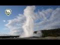 Old Faithful Geyser in Yellowstone National Park