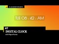 #7 of 25 Beginner Projects -  HTML, CSS, & JavaScript - Digital Clock ( Responsive Design )
