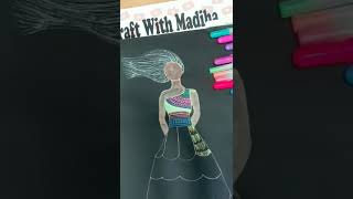 DIY doll dress @Art and craft with Madiha #short #shortvideo #viralvideo