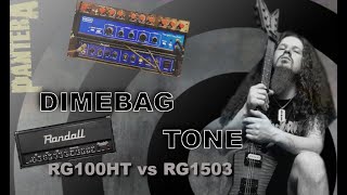 PANTERA Dimebag Darrell Tone - RANDALL RG100HT vs RG1503 by Vin Graham BORDERWARS