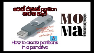 How to partition a pen-drive |