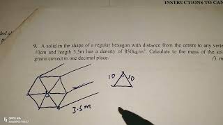 VOLUME OF HEXAGONAL PRISMS