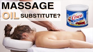 Using Crisco for Massage Oil ? - Answering Questions on Social Media