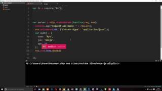 Node JS Tutorial for Beginners #18 - Serving JSON Data