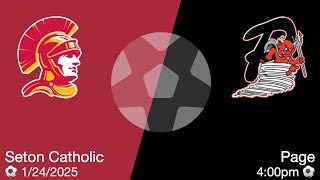 ⚽️ Seton Catholic Girls Soccer vs Page