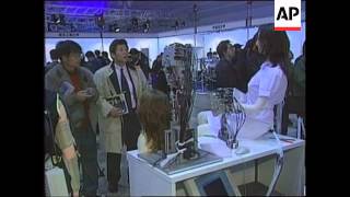 Annual robot convention with hundreds on show