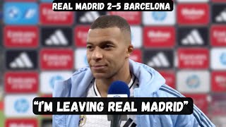 Mbappe BLASTS Vinicius Jr - Post Match Interview Entrevista - Real Madrid 2-5 Barcelona