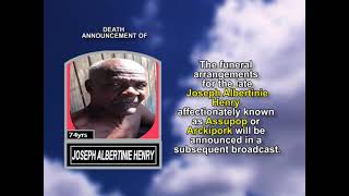 Joseph Albertinie Henry short