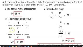 Curved Mirror Review Video Answer Key