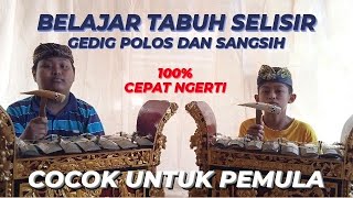 TUTORIAL BELAJAR KOTEKAN TABUH SELISIR - GAMELAN SEMAR PEGULINGAN