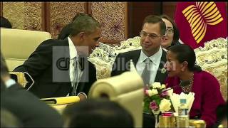 MYANMAR: OBAMA AT ASEAN SUMMIT WORK SESSION