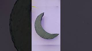 DIY 3D moon 🌙 for Ramadan decoration #flashyourcraft #ramadan #diy #shorts