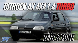 SRT - Citroen AX 1,4i Turbo 4x4 Onboard mapping \u0026 Performance Test's - HD