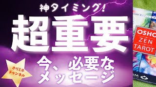 【超重要】動画を見た今が神タイミング‼️あなたに必要なメッセージ OSHO禅タロット🌈タロットカードリーディング🦋ホリミホ🦋