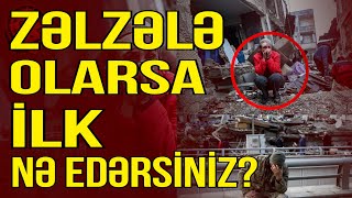 Zəlzələ olarsa, ilk nə edərsiniz? | SORĞU - Gerb TV