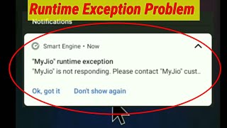 Fix Runtime Exception Problem In Android