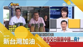 抗議總領隊與白狼相識？PTT爆他鳳梨在南投交白狼銷中國 統促有摻一腳？｜廖筱君主持｜【新台灣加油PART1】20180705｜三立新聞台