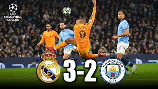 REAL MADRID vs MANCHESTER CITY 3-2 | GOLES y RESUMEN del PARTIDO | CHAMPIONS LEAGUE