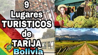 9 lugares TURISTICOS de TARIJA - Bolivia