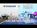 RYANAIR vs WIZZAIR- The Best Low-Cost Airline in Europe? PLUS I Got an Entire Row to Myself!