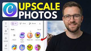 How to upscale photos with AI in Canva (Step By Step 2026)