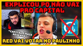 LUQUETA EXPLICA PQ NÃO VAI JOGAR NO CAPITAL e PEDE VOTO NO PAULINHO PRA MELHOR STREAMER