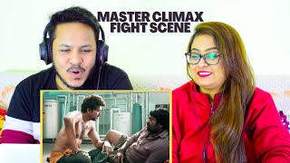 MASTER | Climax Fight Scene REACTION | Thalapathy Vijay vs Vijay Sethupathi | Movie Scene Reaction